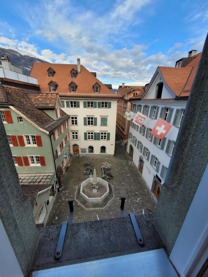 Zunfthaus Zur Rebleuten Chur Buitenkant foto