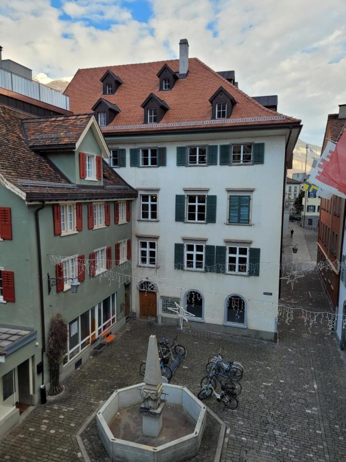Zunfthaus Zur Rebleuten Chur Buitenkant foto