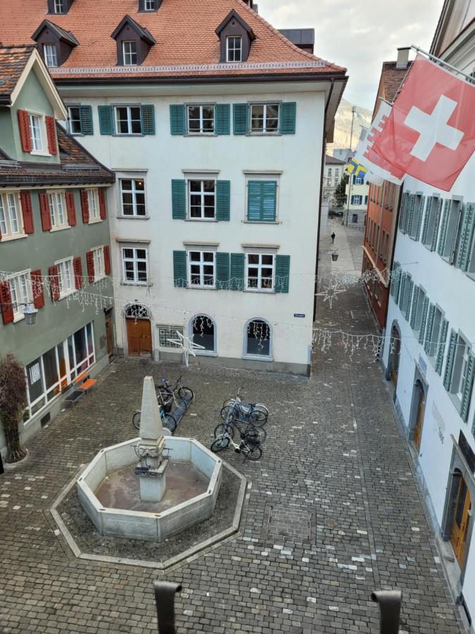 Zunfthaus Zur Rebleuten Chur Buitenkant foto