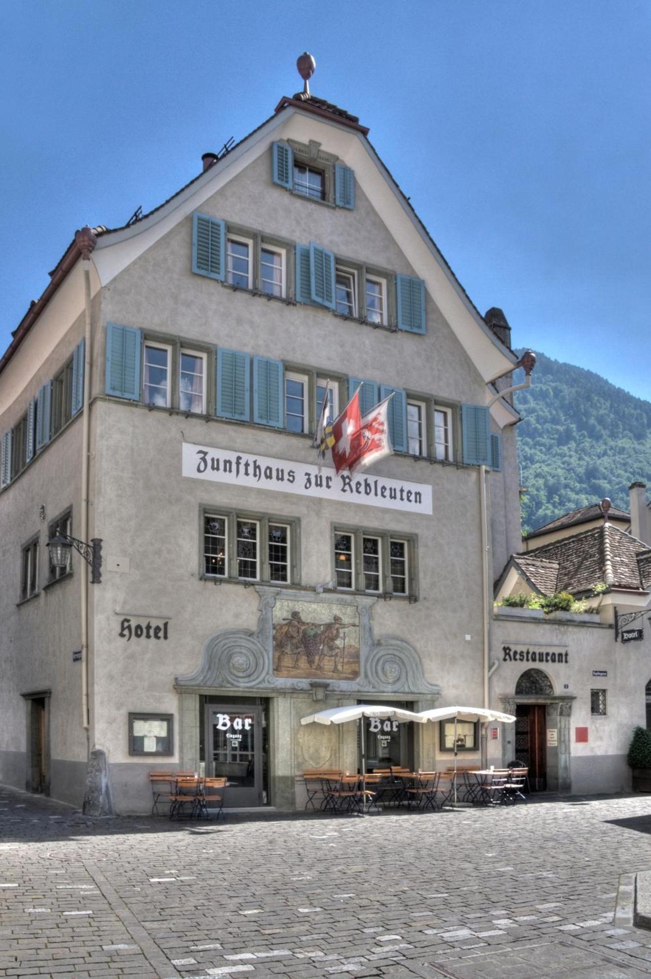 Zunfthaus Zur Rebleuten Chur Buitenkant foto